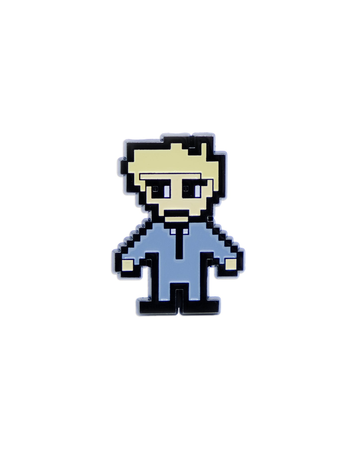 TYSON YOSHI - 《 THAT GUY 》8-BIT TYSON IN BLUE SUIT METAL PIN