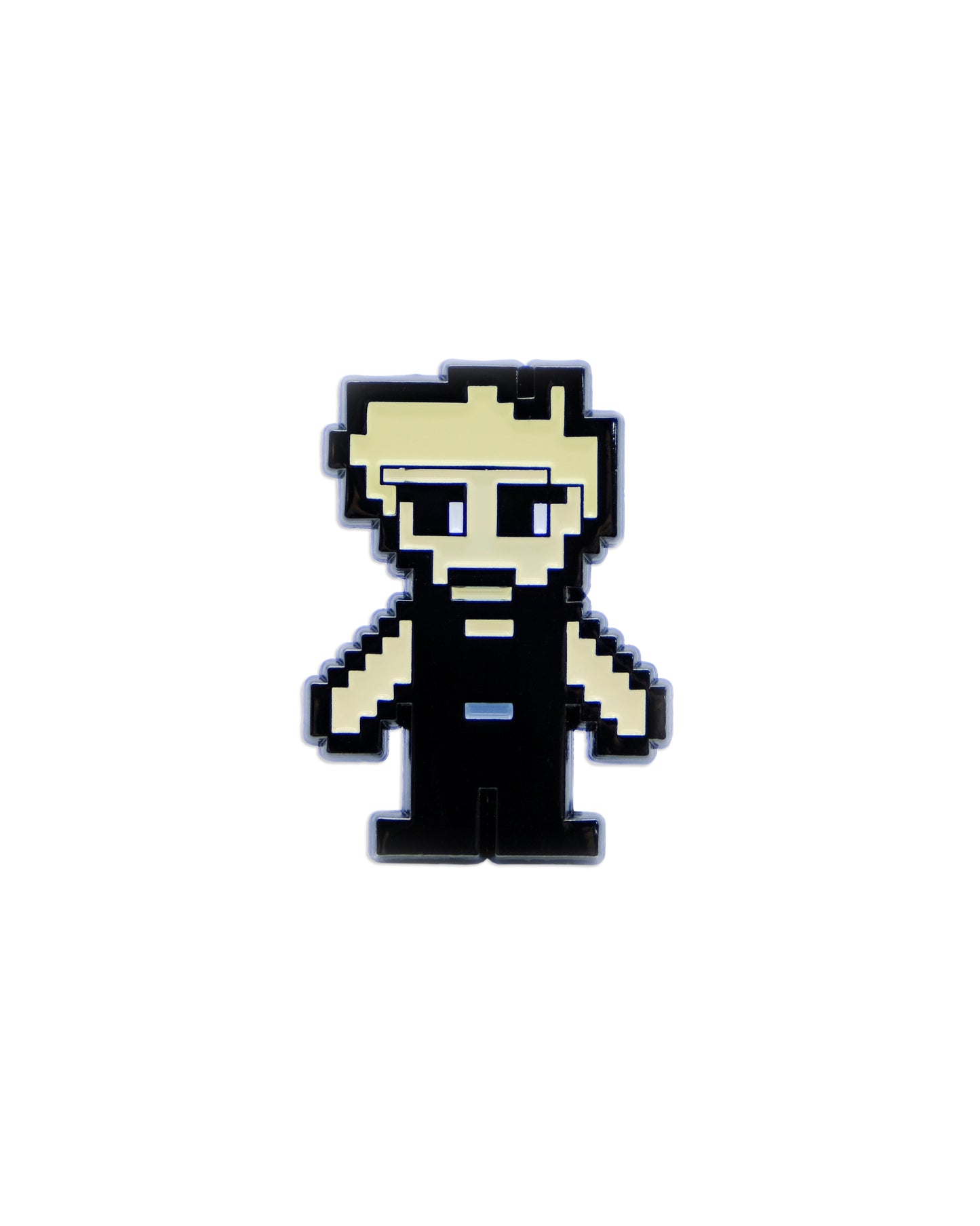 TYSON YOSHI - 《 THAT GUY 》8-BIT TYSON IN BLACK SUIT METAL PIN