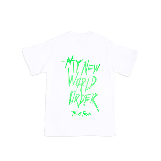 TYSON YOSHI -《M.N.W.O》LOGO PRINT T-SHIRT