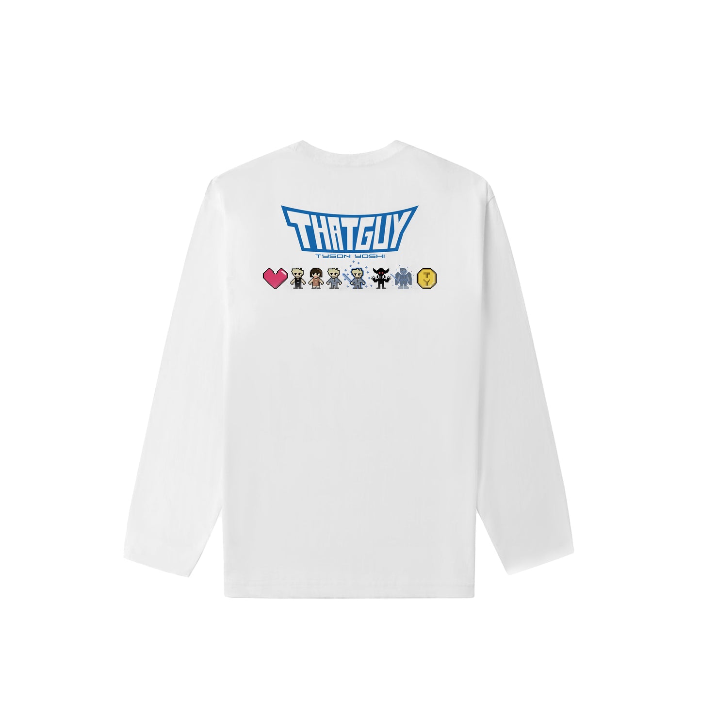 TYSON YOSHI -《 THAT GUY - 8-BIT CHARACTER 》LONG SLEEVE TEE