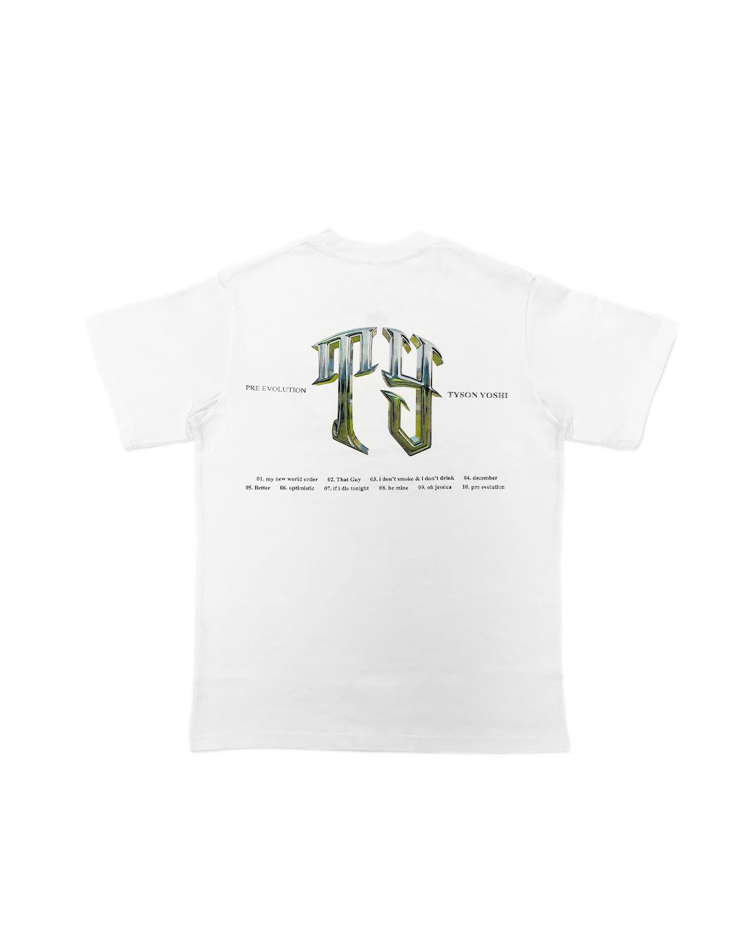 [PRE-ORDER] TYSON YOSHI -《 2ND 》LOGO TEE VER.1 - WHITE