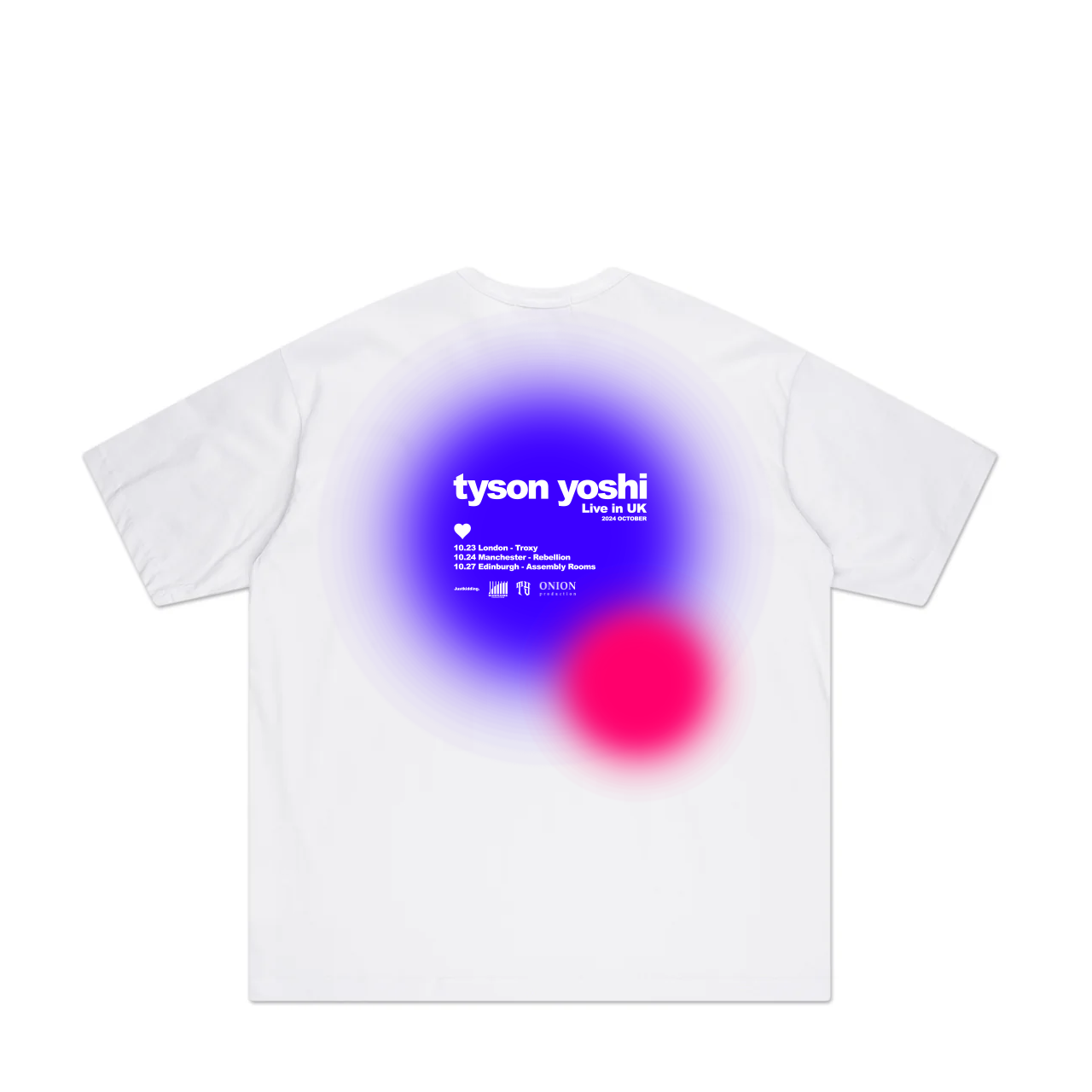 [UK TOUR EXCLUSIVE MERCH] TYSON YOSHI ‘LIVE IN UK 2024’ TEE