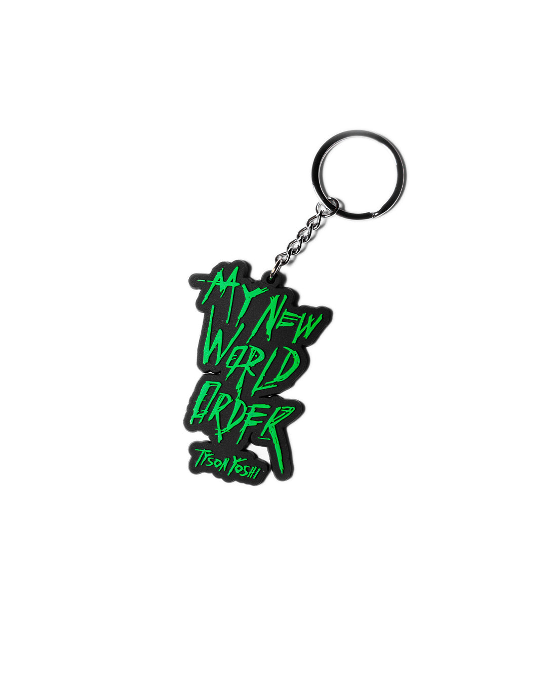 TYSON YOSHI -《M.N.W.O》3D DIE CUT RUBBER KEYCHAIN